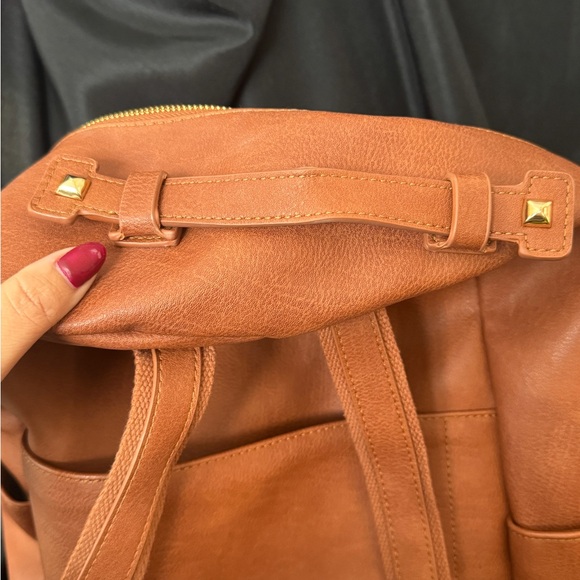 Madison West Brown Backpack with Gold Accents | EUC - Picture 9 of 9